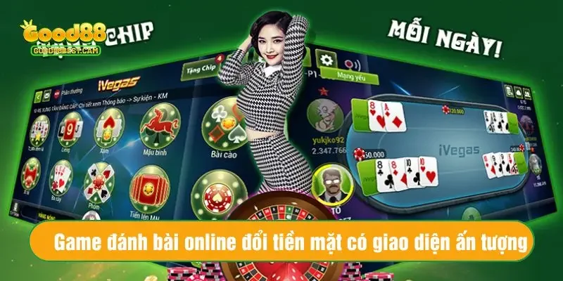 Top Game Đánh Bài Online Đổi Tiền Mặt Uy Tín, Thưởng Khủng Hiện Nay 1 Game đánh bài online đổi tiền mặt có giao diện ấn tượng