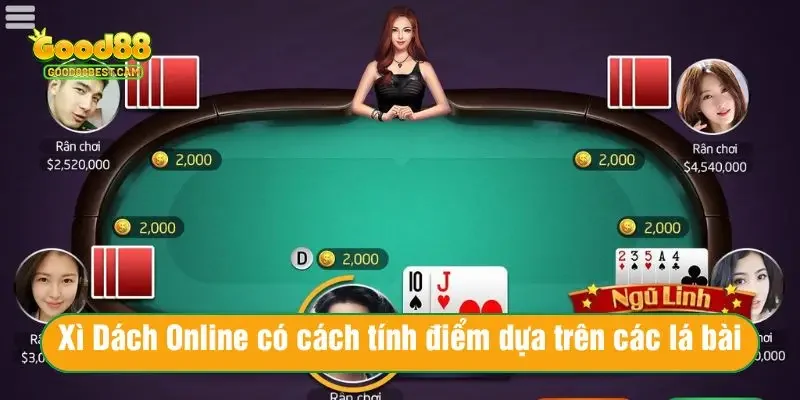 Xì Dách Online - Cập Nhật Cách Chơi Xì Dách Đơn Giản, Hiệu Quả 3 Xì Dách Online có cách tính điểm dựa trên các lá bài